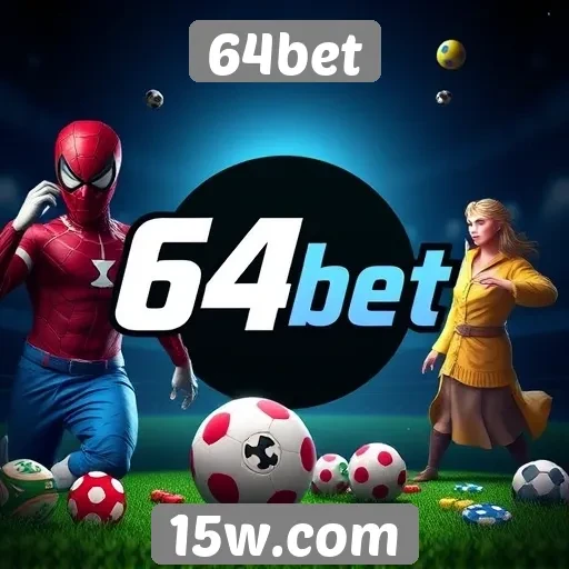 Variedade de jogos disponível no 64bet